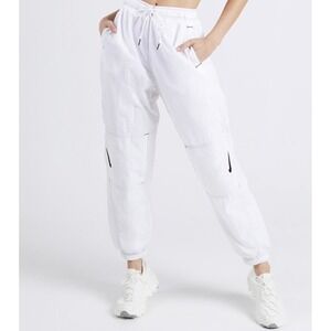 Nike Swoosh Repel White Nylon Track Pants Joggers Size Small